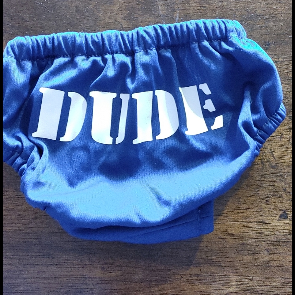 Size Medium Charlie Banana swim trunks